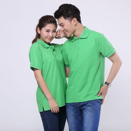 綠色純棉短袖T恤工作服 ID263-TX 